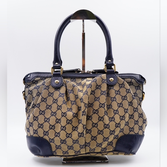 AR34❤️Gucci GG Canvas Sukey 2 way Handbag - Picture 6 of 16